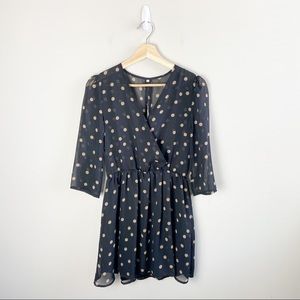 Polka Dot Chiffon Dress